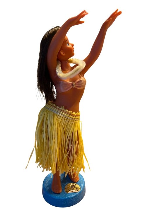 Aloha Hawaii Other - Vtg Aloha Hawaii Hawaiian Hula Girl Dashboard Doll Grass Skirt & Lei